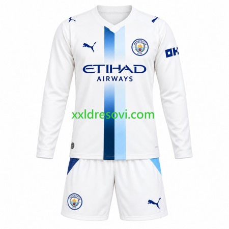 Manchester City Treći Dječji Nogometni Dres 2026-2027 Dugim Rukavima